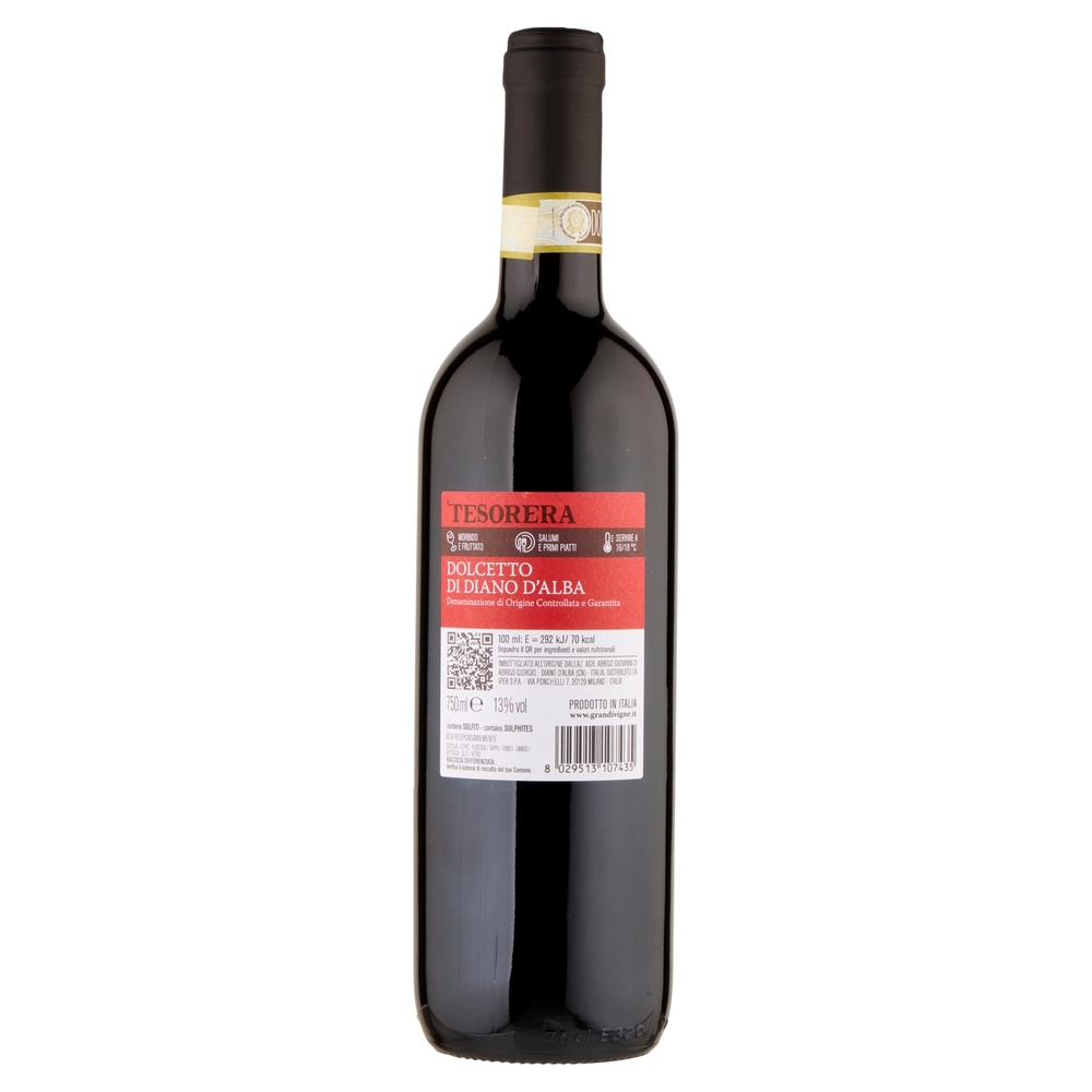 Grandi Vigne Tesorera Dolcetto di Diano d'Alba DOCG 750 ml