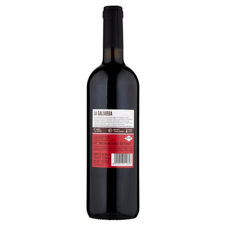 Grandi Vigne la Galiarda Salento IGT Negroamaro Rosso 750 ml