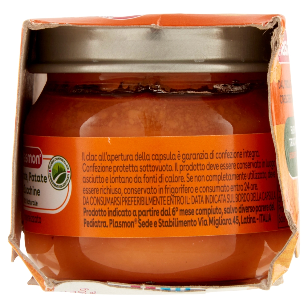 Plasmon Omogeneizzato Carote Patate e Zucchine 2 x 80 g