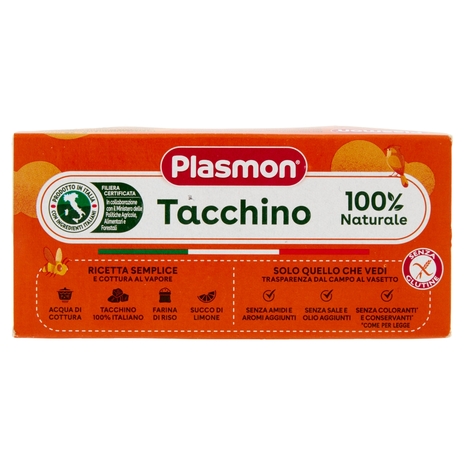 Plasmon Omogeneizzato Tacchino con cereale 2 x 80 g
