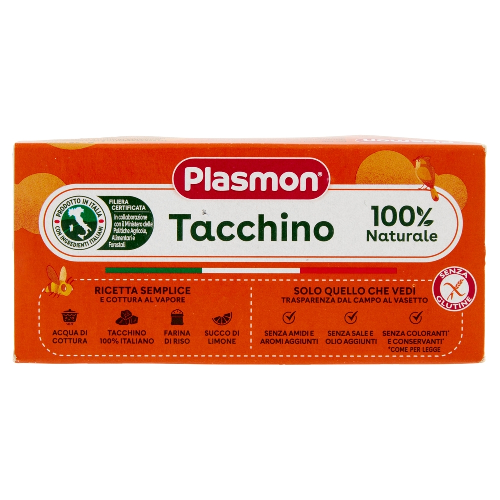 Plasmon Omogeneizzato Tacchino con cereale 2 x 80 g