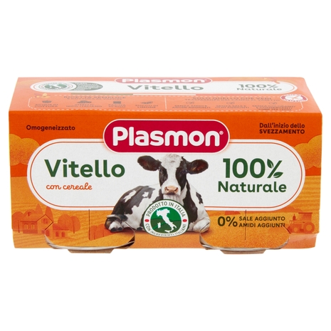Plasmon Omogeneizzato Vitello con cereale 2 x 80 g
