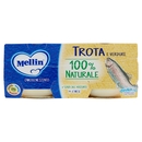 Mellin Trota e Verdure 100% Naturale Omogeneizzato 2 x 80 g