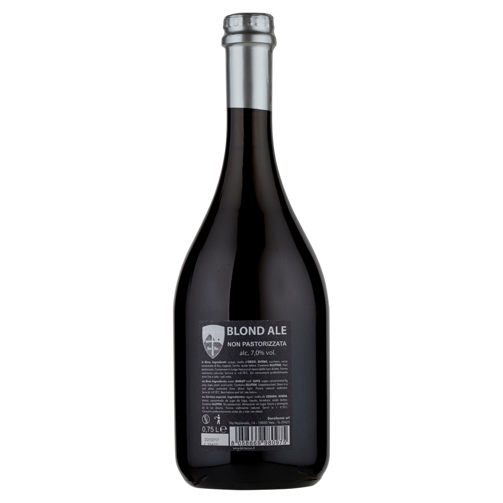 Crus Sacra Birra Blonde Ale Non Pastorizzata 0,75 l