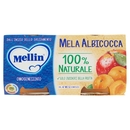 Mellin Mela Albicocca 100% Naturale Omogeneizzato 2 x 100 g
