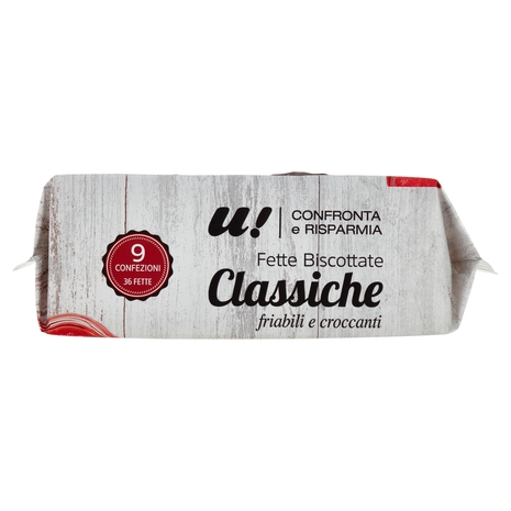 Fette Biscottate Classiche U! Confronta e Risparmia
