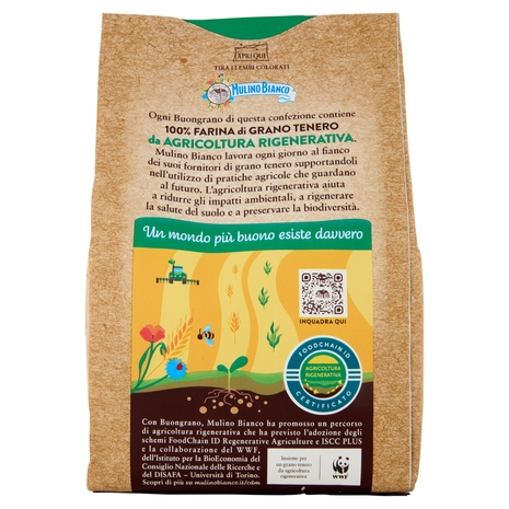 Mulino Bianco Buongrano Biscotti con Farro Integrale Croccante 350g