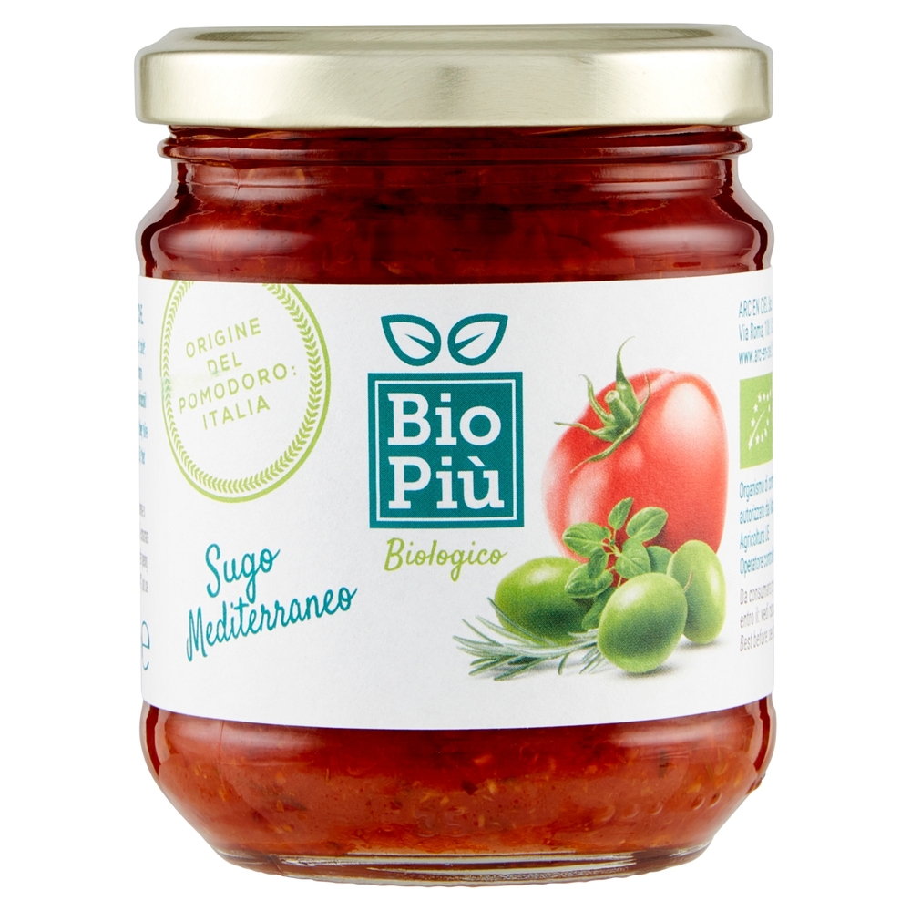 Bio Più Sugo Mediterraneo 190 g