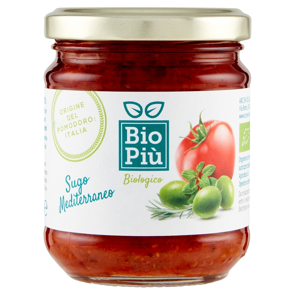 Bio Più Sugo Mediterraneo 190 g