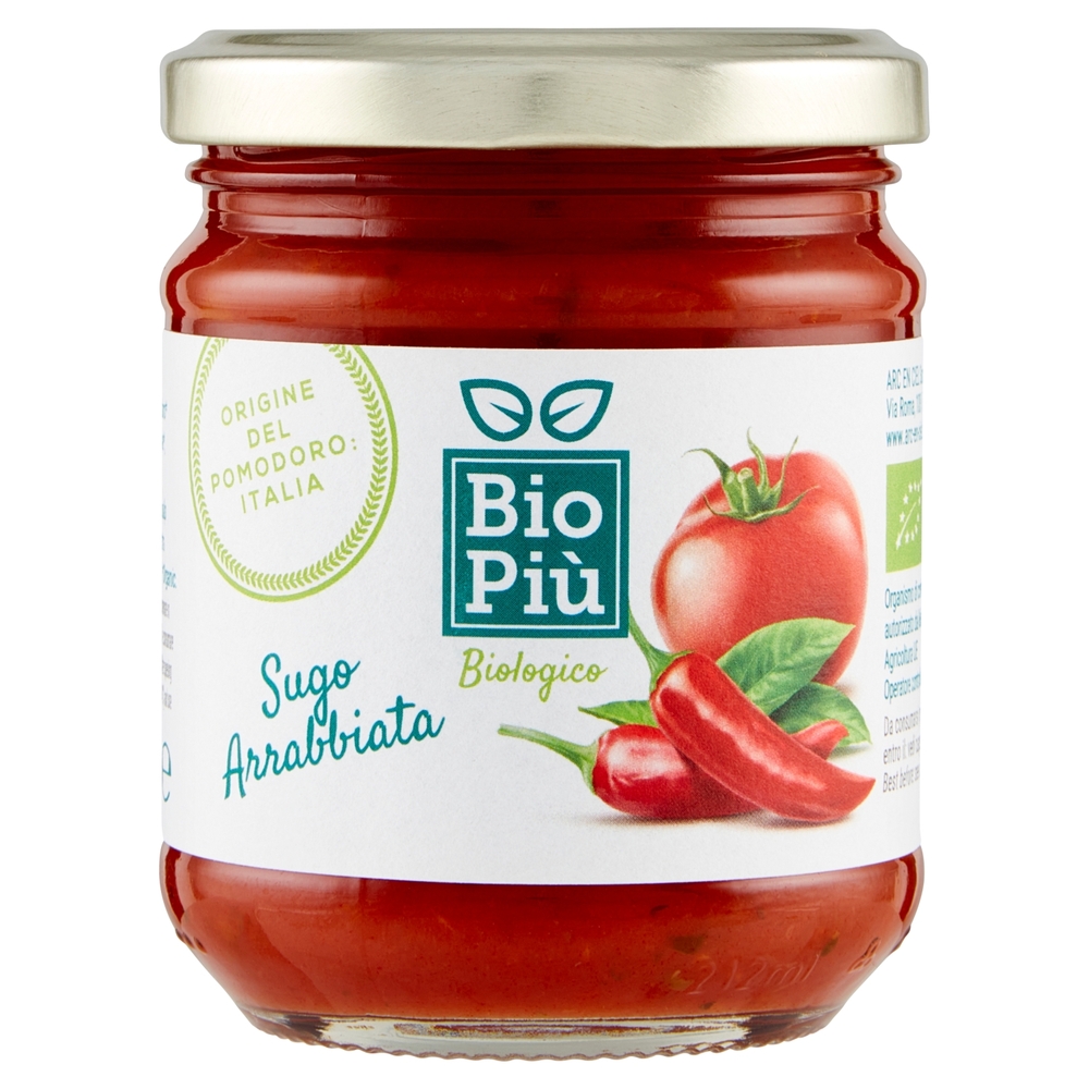 Bio Più Sugo Arrabbiata 190 g