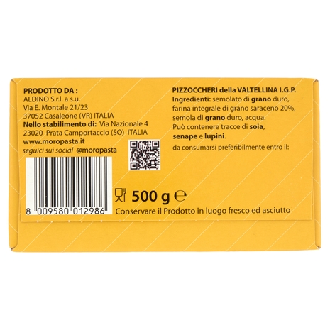 Moro Pizzoccheri della Valtellina I.G.P. 500 g