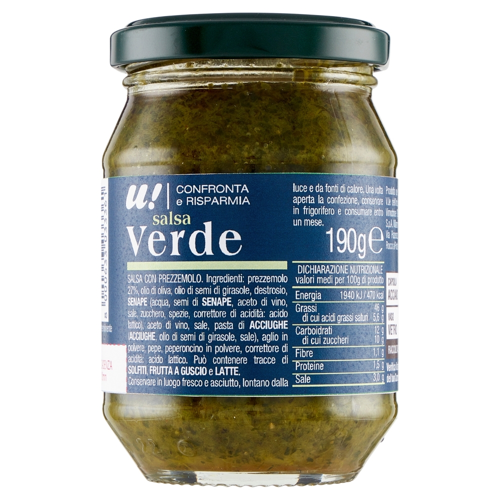 Salsa Verde U! Confronta e Risparmia