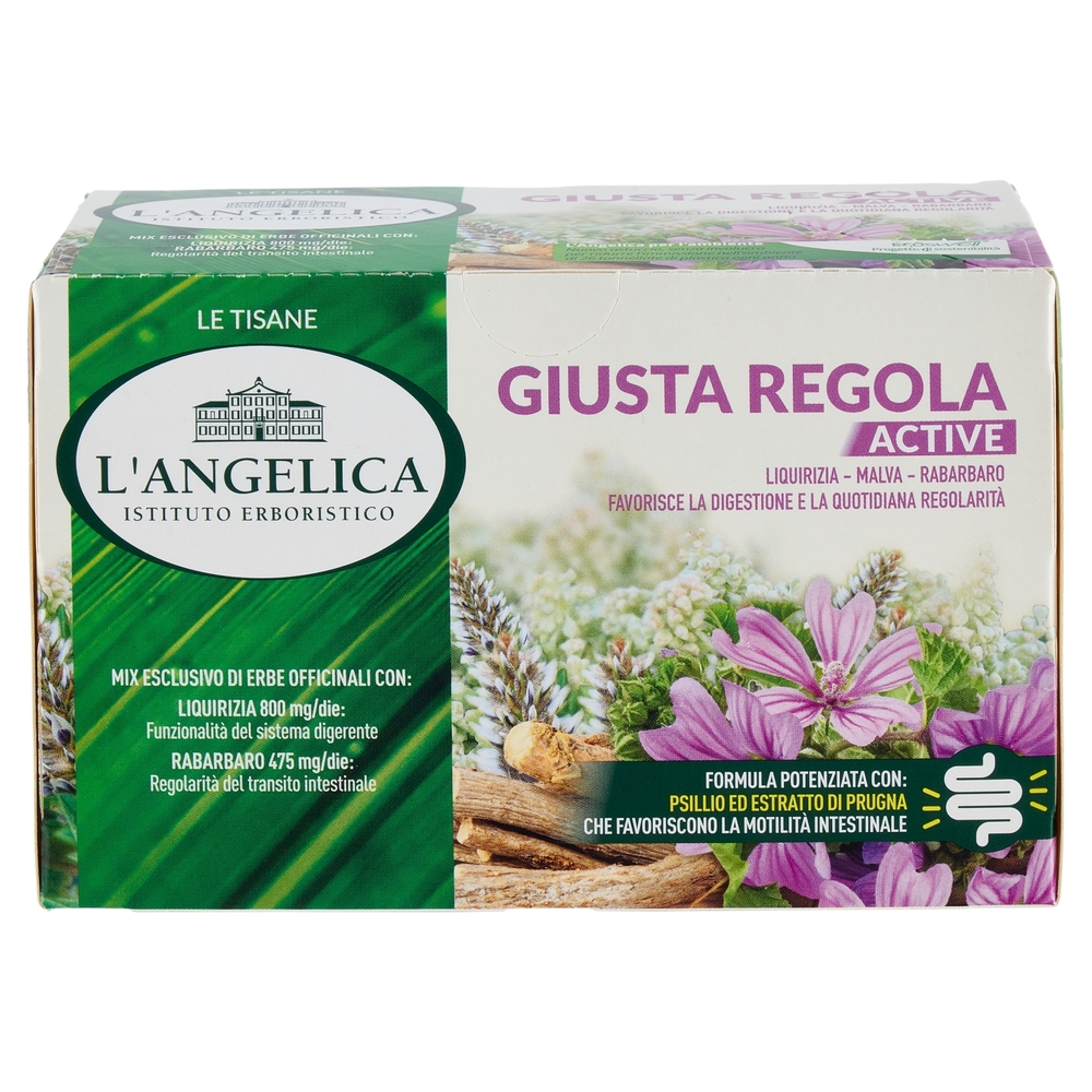 L'Angelica Le Tisane Giusta Regola Active 18 Filtri 36 g
