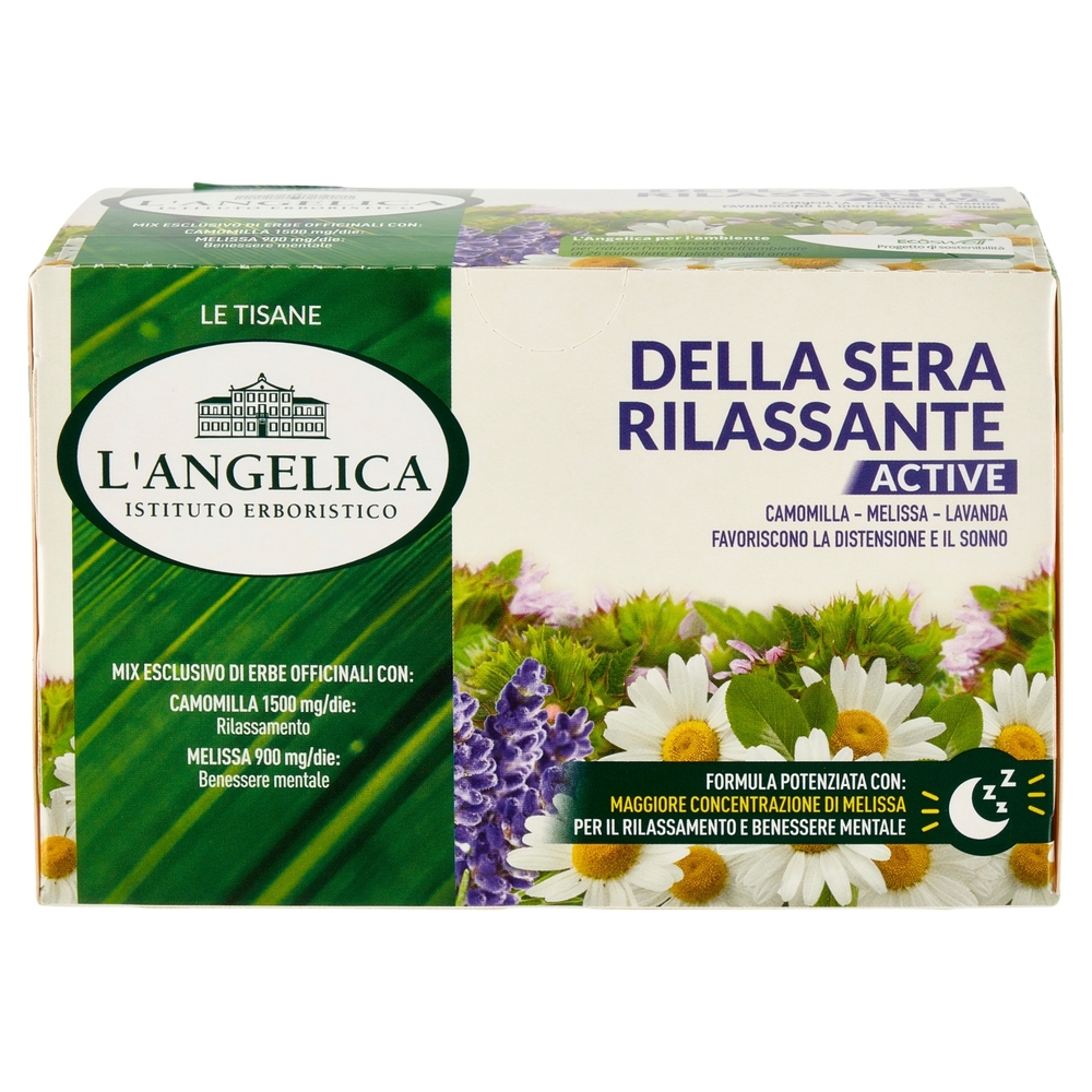 L'Angelica Le Tisane Della Sera Rilassante Active 18 Filtri 27,9 g