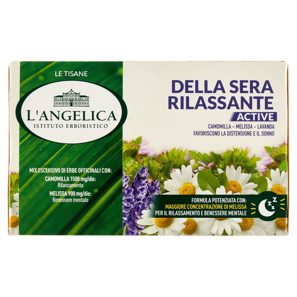 L'Angelica Le Tisane Della Sera Rilassante Active 18 Filtri 27,9 g