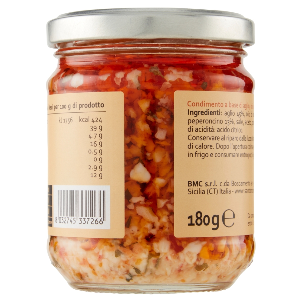 Santoro Condimento Aglio, Olio e Peperoncino 180 g