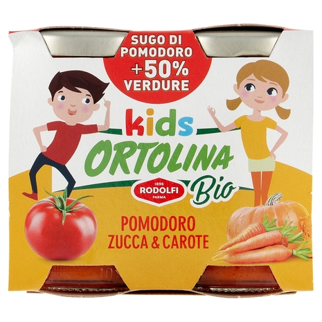Ortolina kids Bio Pomodoro Zucca & Carote 2 x 100 g