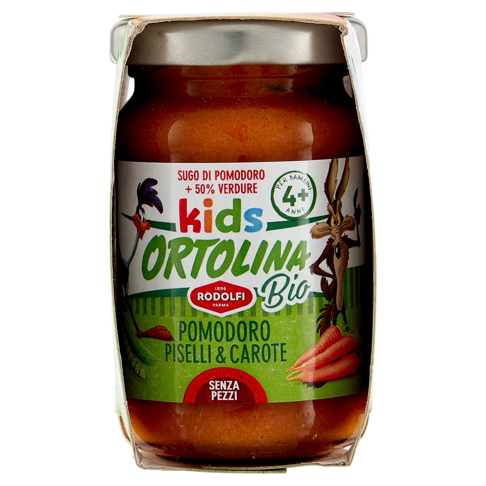 Ortolina kids Bio Pomodoro Piselli & Carote 2 x 100 g