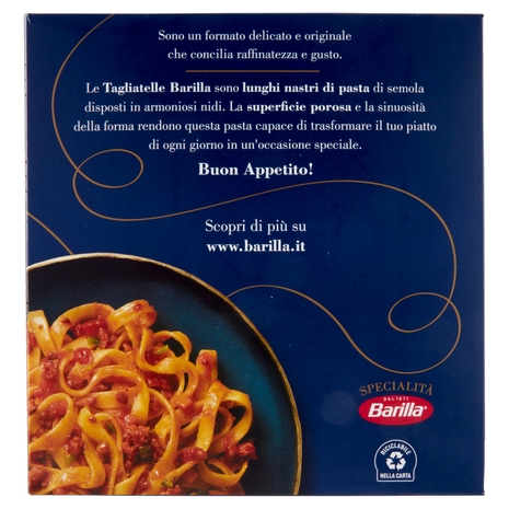 Barilla Pasta Specialità Tagliatelle 100% Grano Italiano 500g
