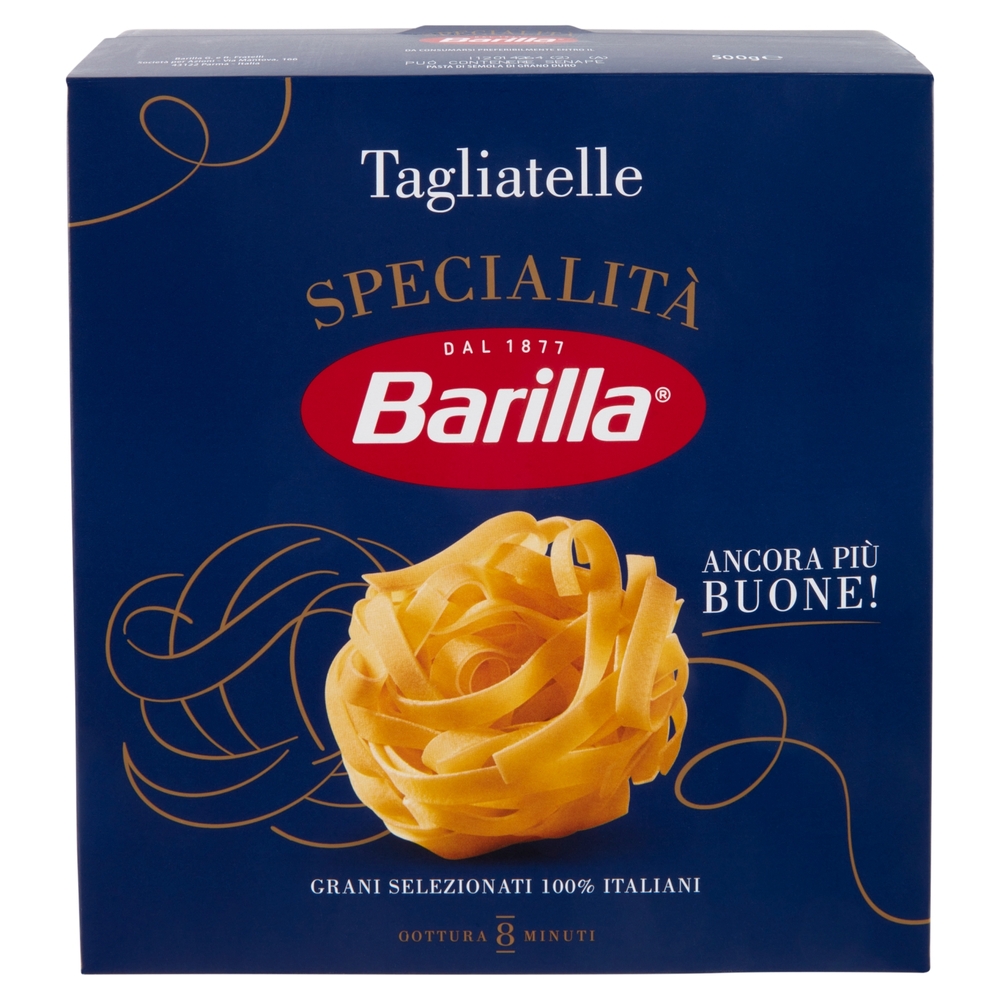 Barilla Pasta Specialità Tagliatelle 100% Grano Italiano 500g