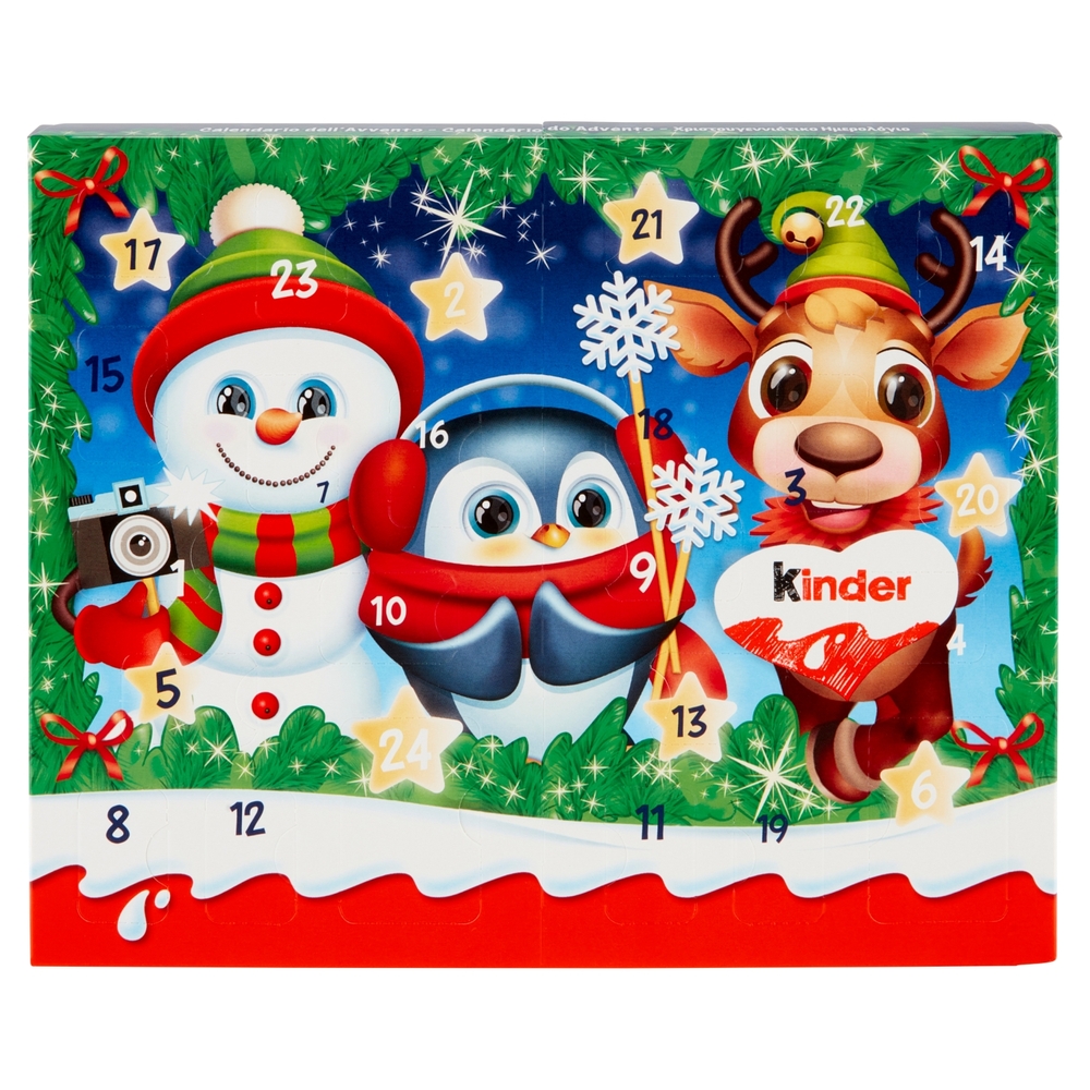 Kinder Calendario dell'Avvento 24 pezzi 127 g