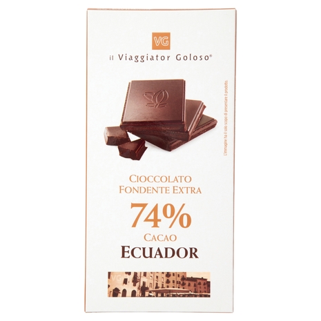 Cioccolato Fondente Extra Ecuador 74% Il Viaggiator Goloso