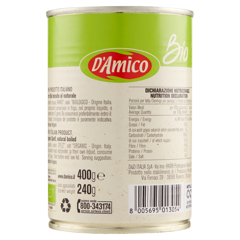 D'Amico Bio Farro 400 g