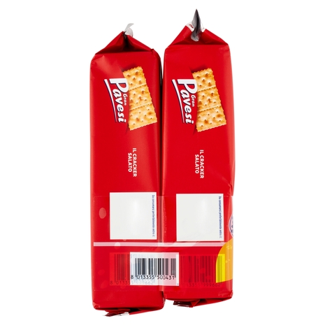 Gran Pavesi il Cracker Salato con Grano 100% italiano 560g X2