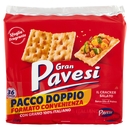 Gran Pavesi il Cracker Salato con Grano 100% italiano 560g X2