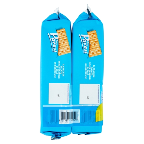 Gran Pavesi il Cracker Salato senza Granelli di Sale in Superficie 560g X2