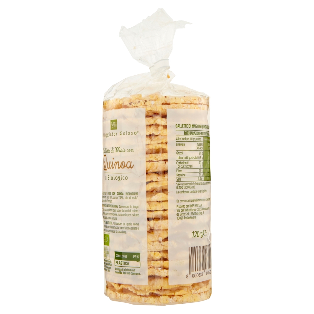 Gallette di Mais con Quinoa BIO Il Viaggiator Goloso