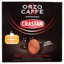 Crastan Orzo & Caffè Espresso 15 Capsule Compatibili con Macchine Nespresso* 15 x 2,6 g
