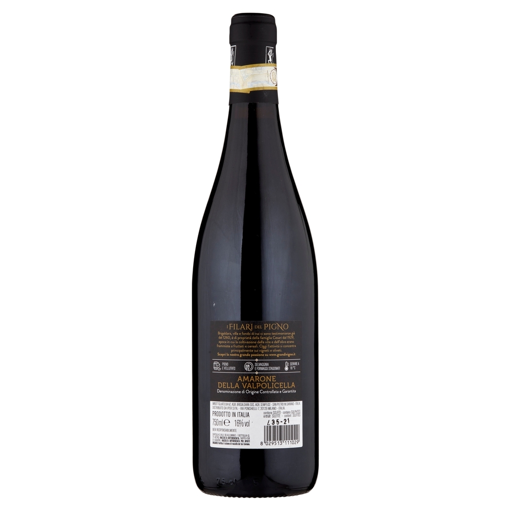 Grandi Vigne i Filari del Pigno Amarone della Valpolicella DOCG 750 ml
