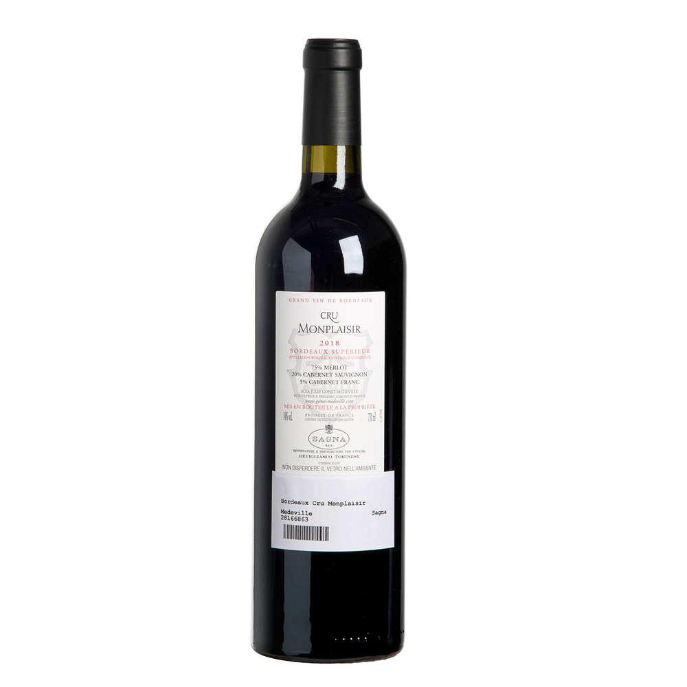 Bordeaux Cru Monplaisir, 75 cl