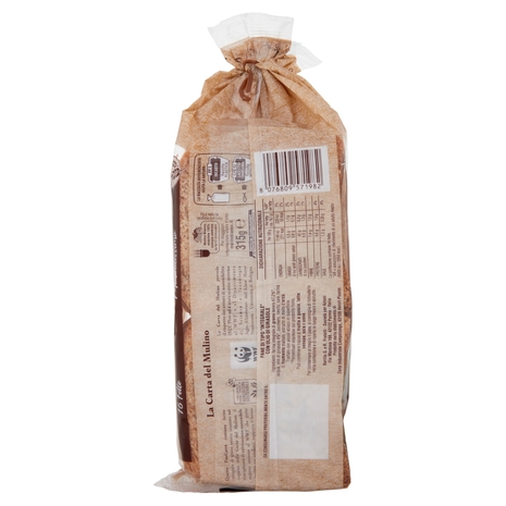 Mulino Bianco Pan Carrè Pane Integrale Ideale per Toast 315g