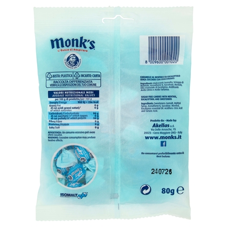 Monk's Light Mentho Eucalyptus 80 g