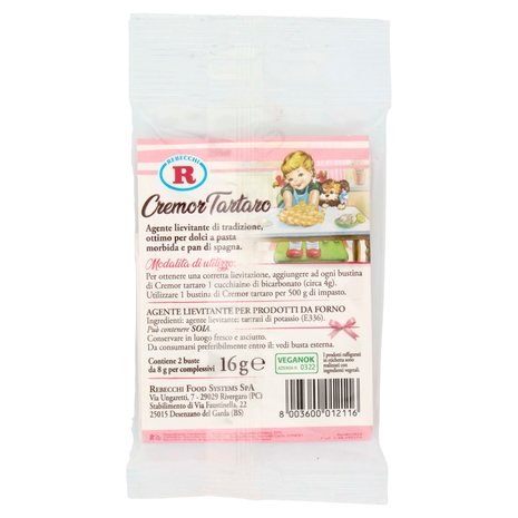 Mariarosa Cremor Tartaro 2 x 8 g