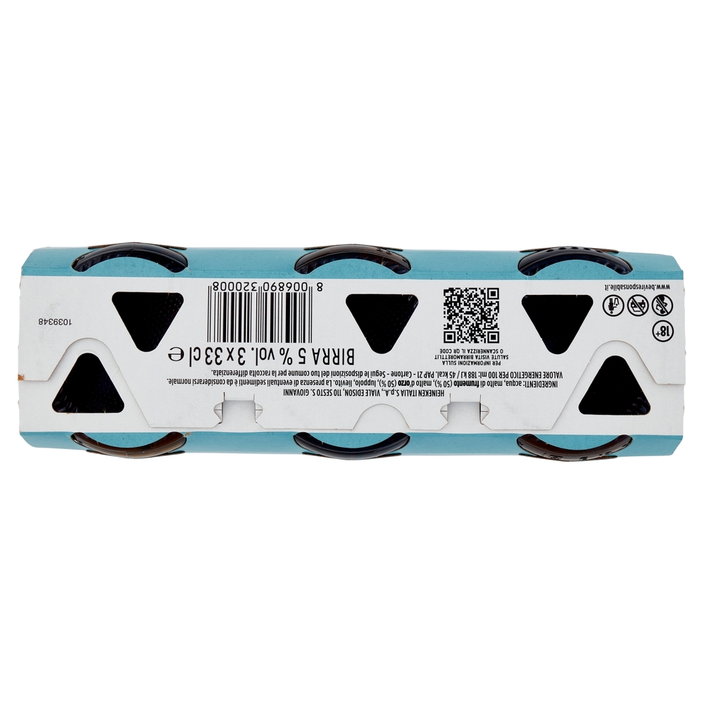 Birra Moretti la Bianca 5.0 3 x 33 cl