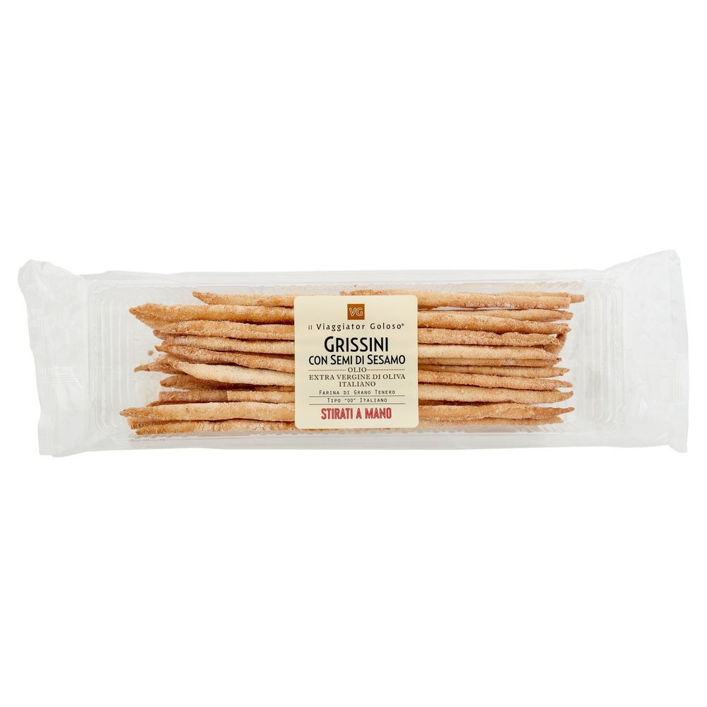 Grissini con Semi di Sesamo Stirati a Mano Il Viaggiator Goloso