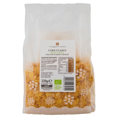 Corn Flakes Fiocchi di Mais Tostati BIO il Viaggiator Goloso