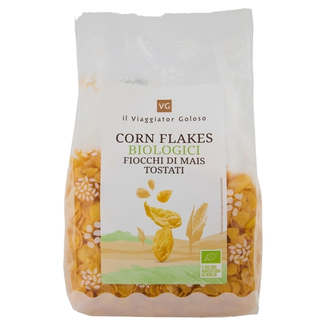 Corn Flakes Fiocchi di Mais Tostati BIO il Viaggiator Goloso