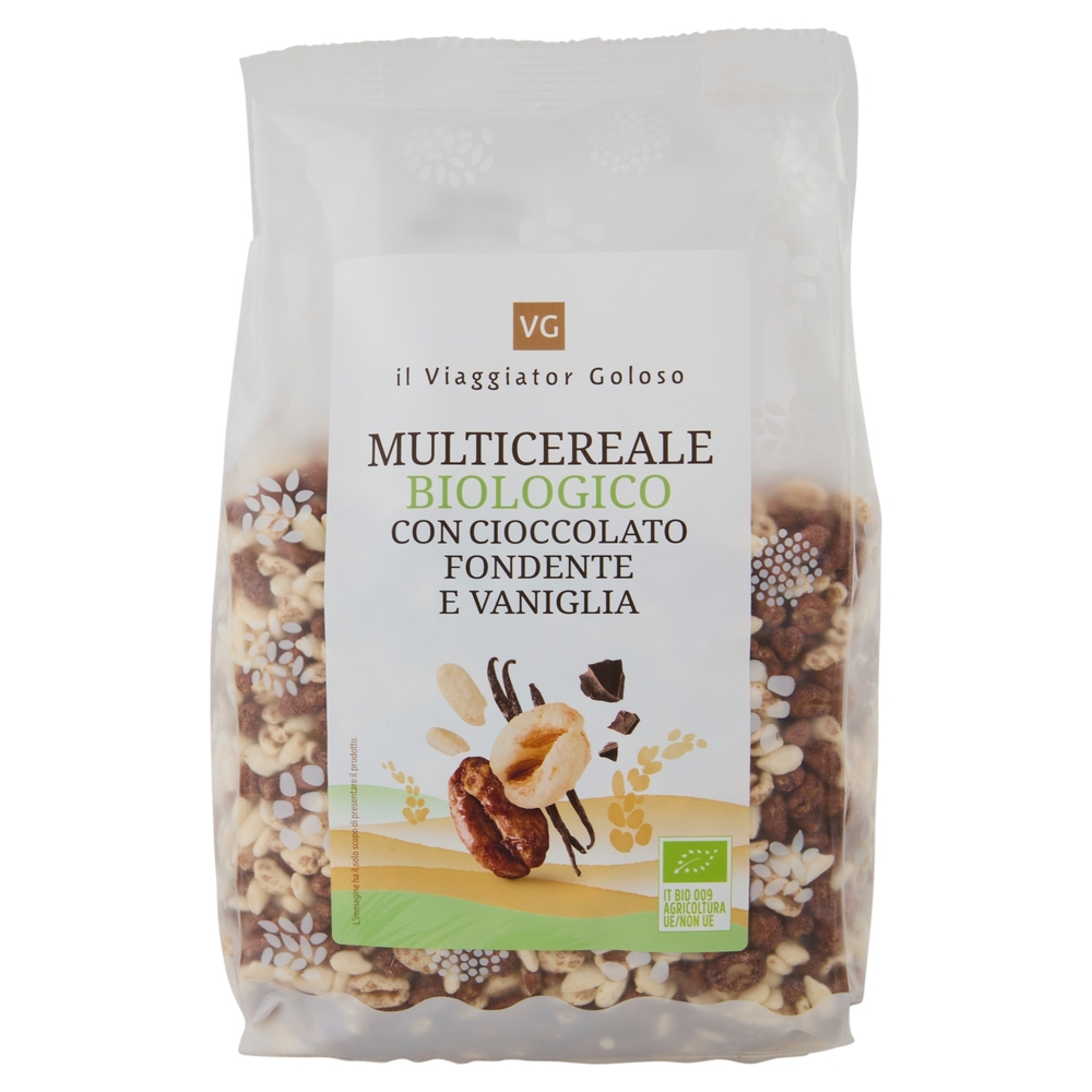 Multicereale con Cioccolato Fondente e Vaniglia BIO Il Viaggiator Goloso