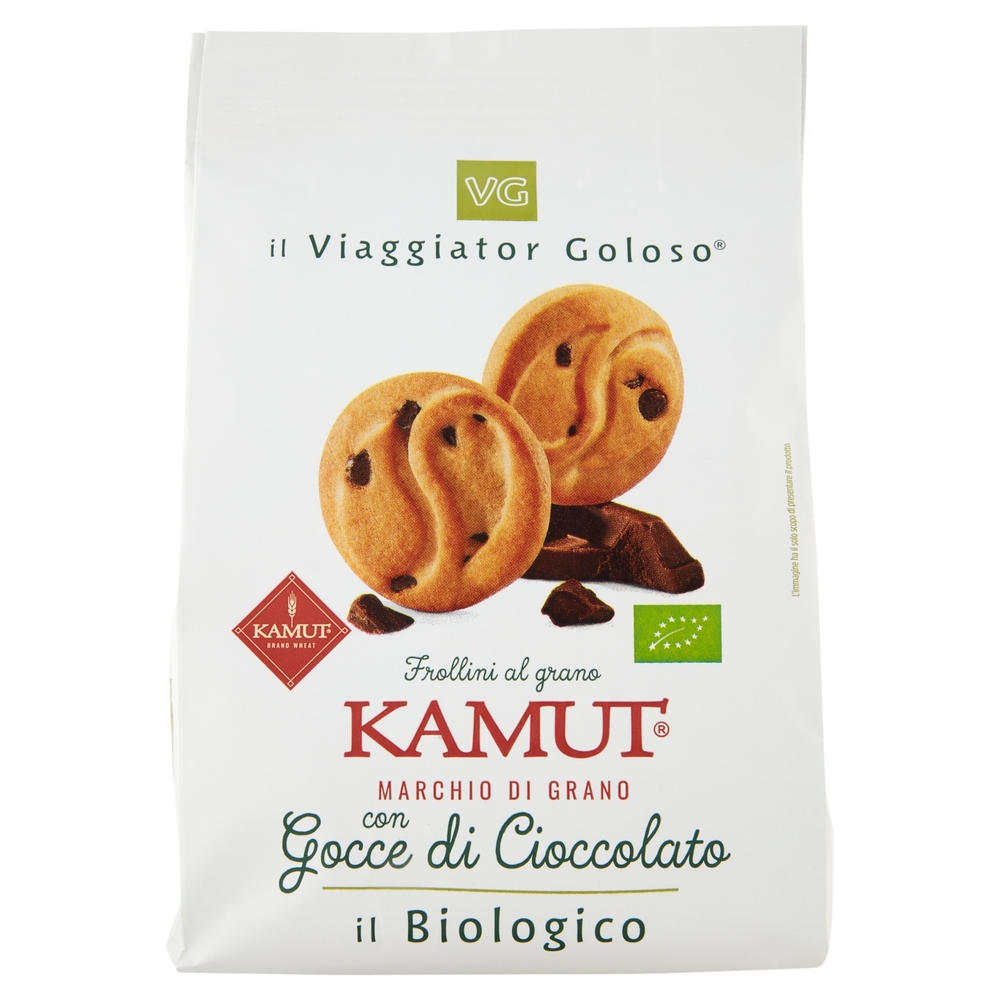 Frollini al Grano Khorasan Kamut con Gocce di Cioccolato Il Viaggiator Goloso