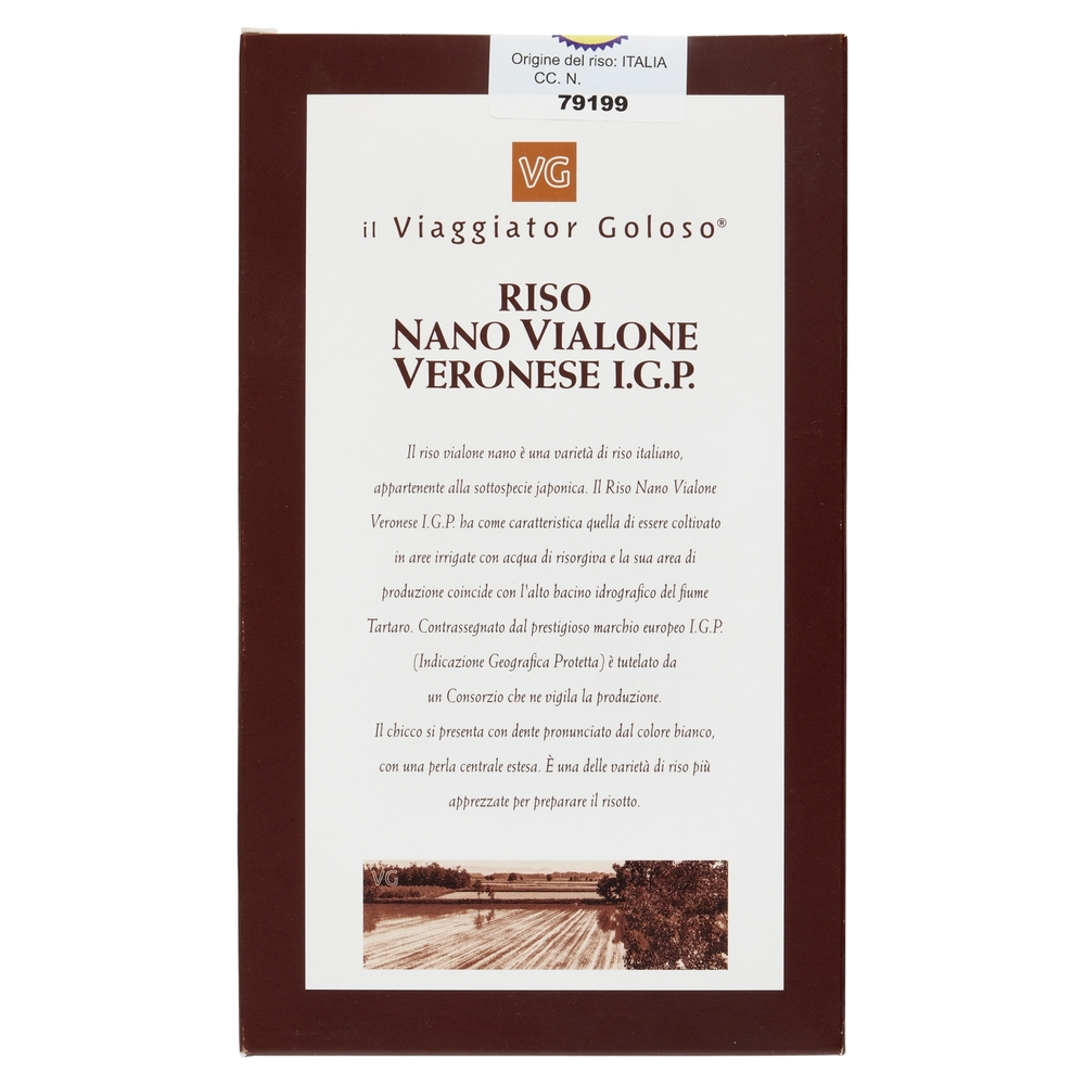 Riso Nano Vialone Veronese IGP Il Viaggiator Goloso