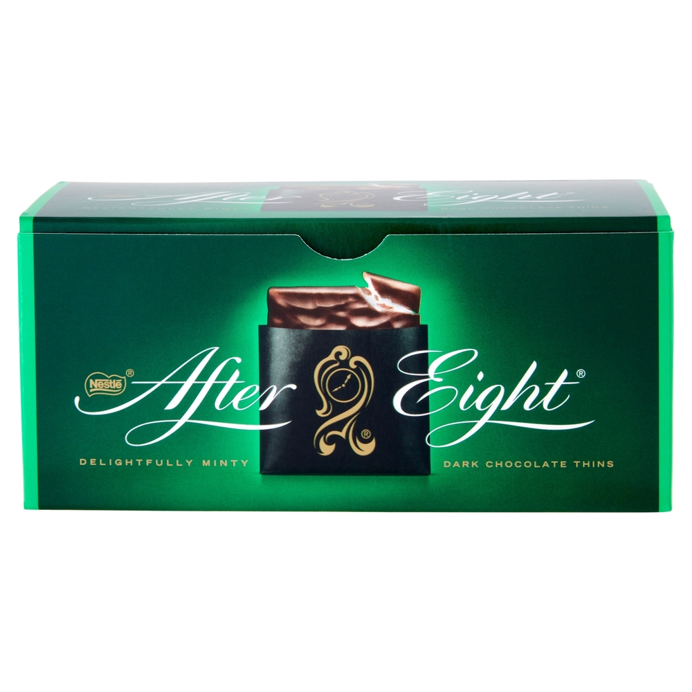 NESTLÉ AFTER EIGHT Sfoglie di Cioccolato Fondente con ripieno alla Menta 200 g