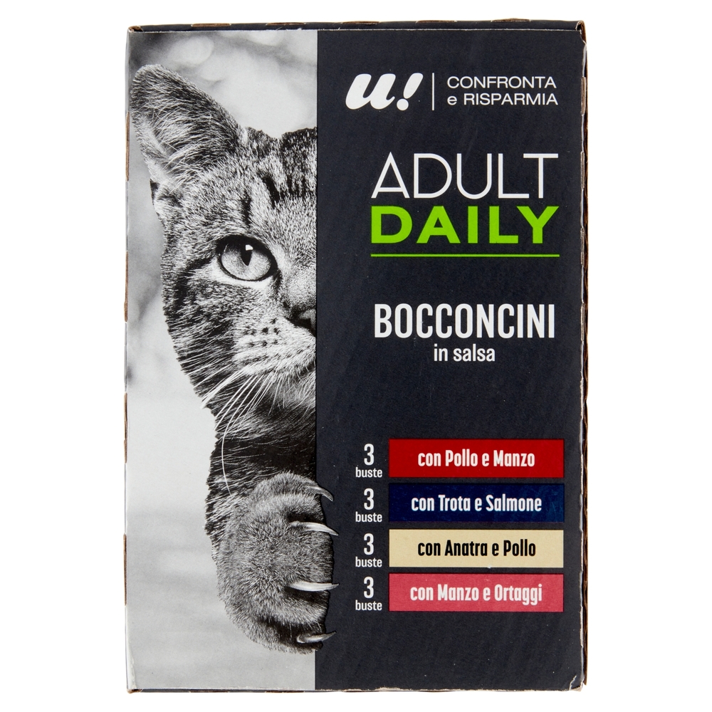 12 Monoporzioni Bocconcini in Salsa Assortiti U! Confronta e Risparmia
