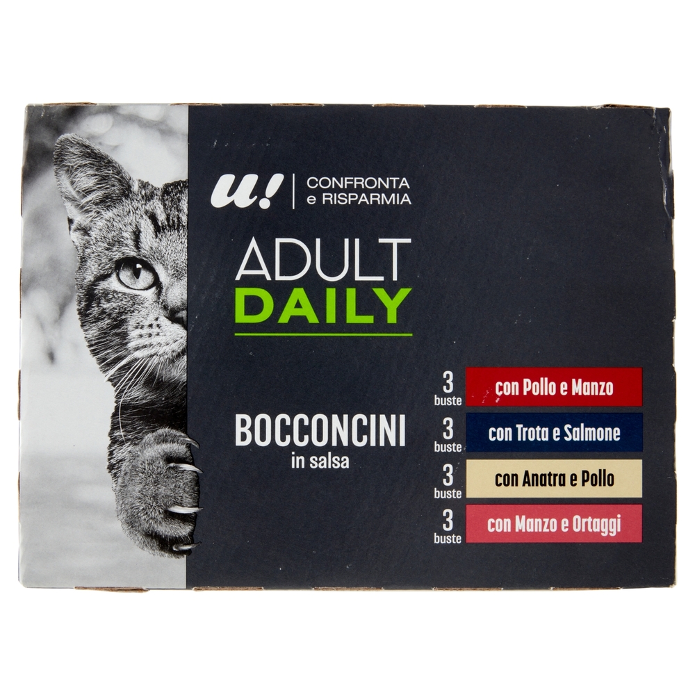 12 Monoporzioni Bocconcini in Salsa Assortiti U! Confronta e Risparmia