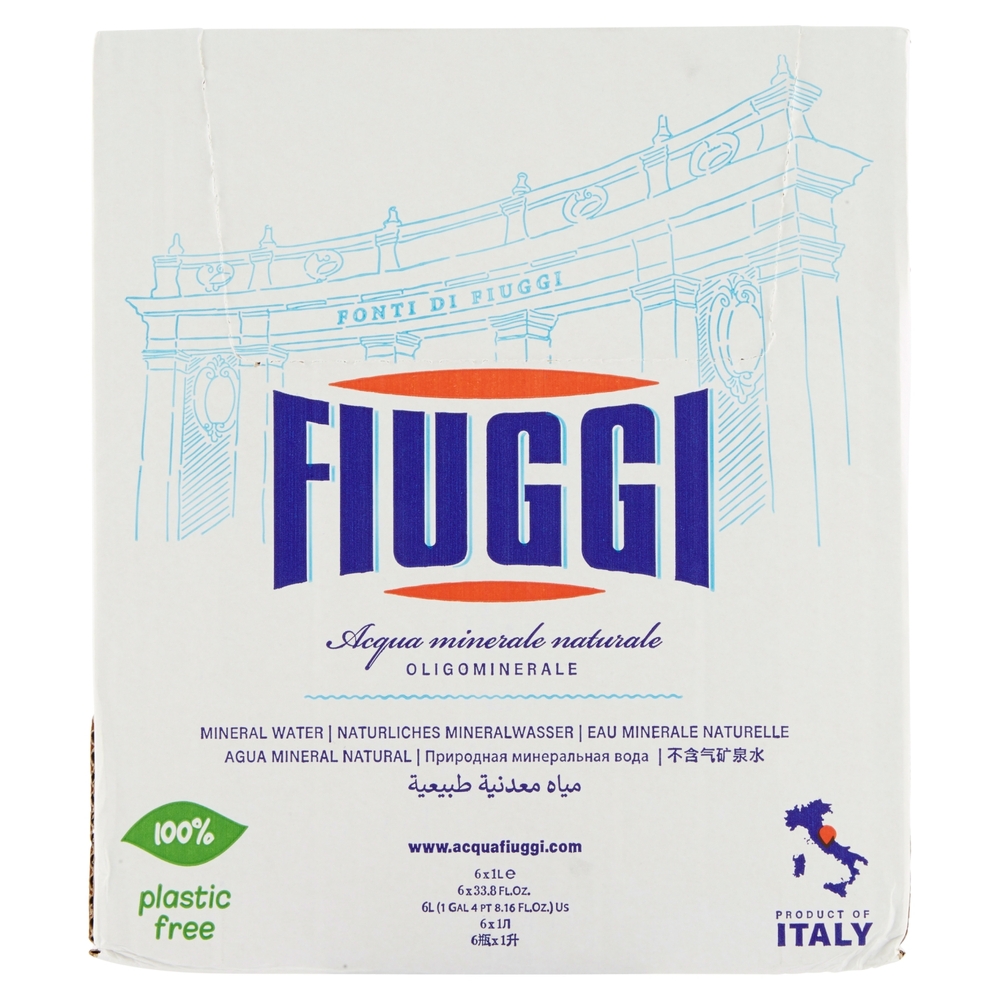 Fiuggi Acqua minerale naturale  Oligominerale 6 x 1 L