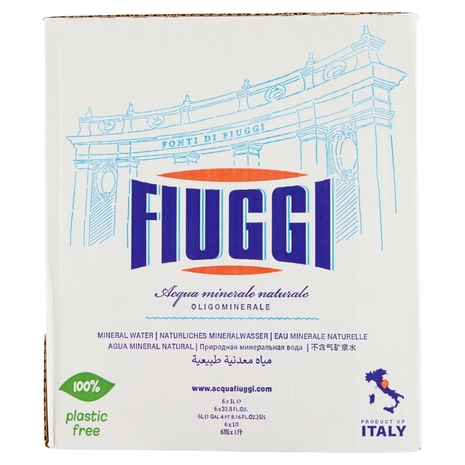 Fiuggi Acqua minerale naturale  Oligominerale 6 x 1 L