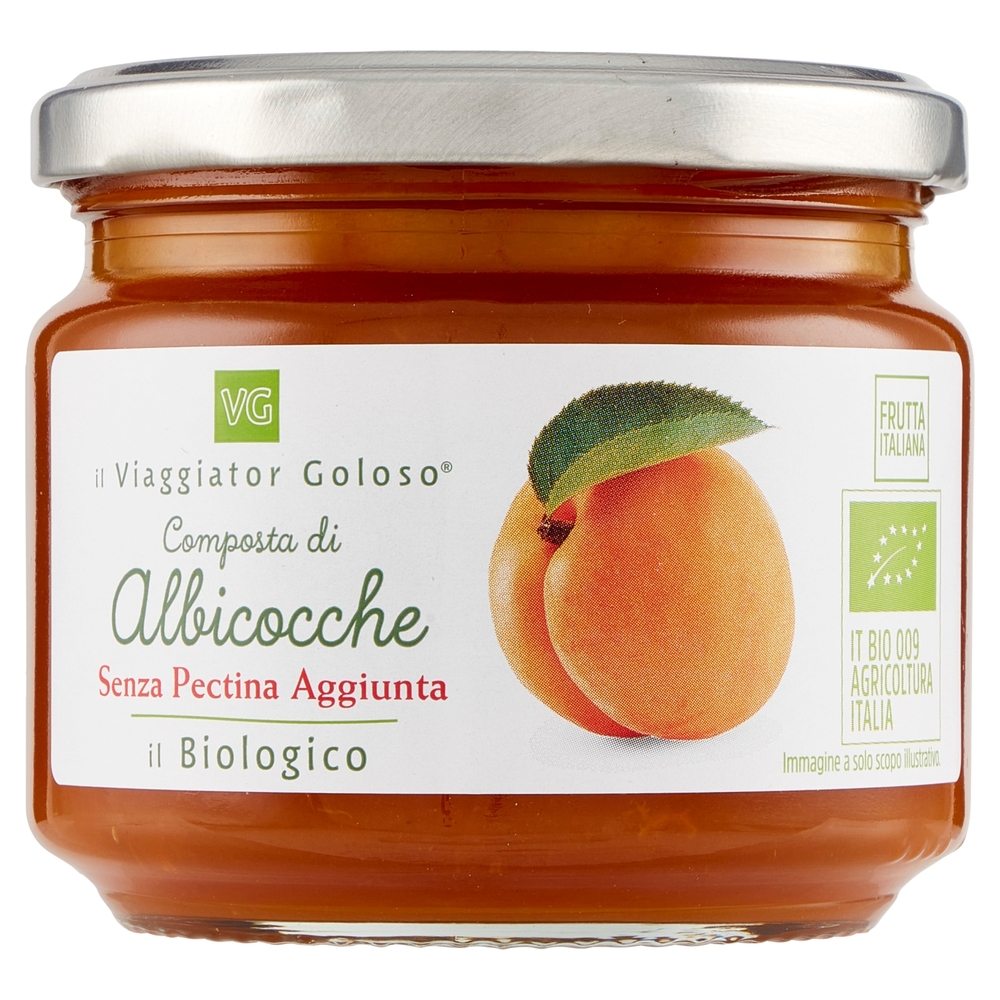 Composta di Albicocche Senza Pectina Aggiunta BIO Il Viaggiator Goloso
